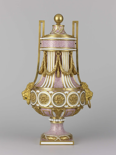 Pair of vases (vase grec Duplessis rectifié) - Manufacture de S?vres, Jean Claude Duplessis, Vincent Taillandier
