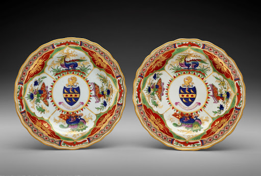 Pair of Plates - Worcester Porcelain Manufactory