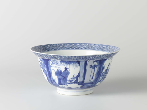 Bowl with everted rim decorated with four narrative scenes - Anonymous