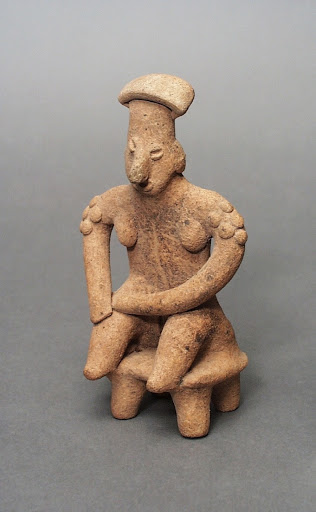 Seated Male Figure - Unknown