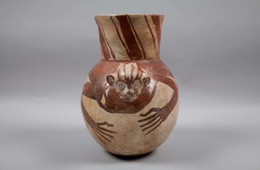 Vessel: Monkey Motif - Unknown, Pre-Columbian