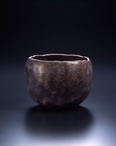 Red Raku Tea Bowl, called ENRYU - Raku Kichizaemon