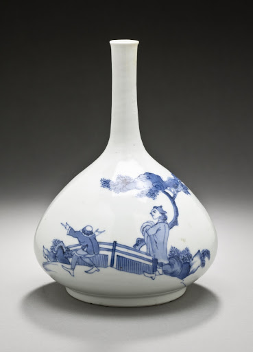 Vase with Dutchman and Servant - Unknown