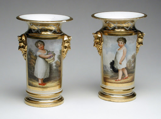 Pair of Spill Vases - Thomas Baxter, Jr. (attributed to), Flight, Barr & Barr