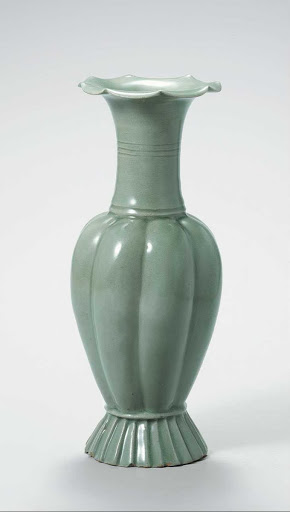 Lobed Vase, Celadon - Unknown