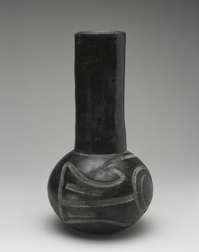 Bottle with a Fish - Olmec