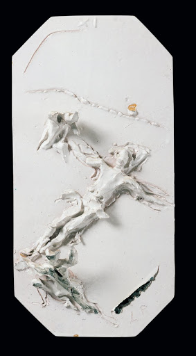 "White" Stations of the Cross, Station XI: Jesus is nailed to the cross - Lucio Fontana