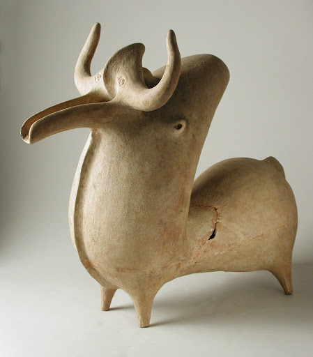 Pottery Vessel in the Form of Ram - Unknown