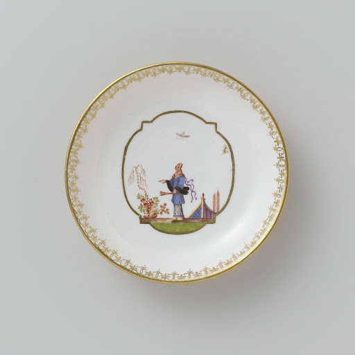 Cup and saucer, part of a service for Augustus the Strong - Meissener Porzellan Manufaktur