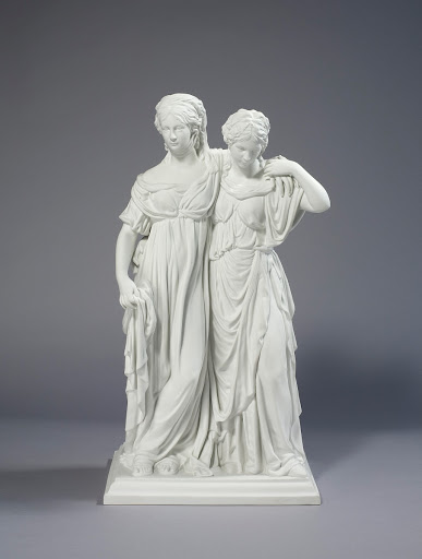 Two Princesses (Princess Luise and her Sister Friederike) - Johann Gottfried Schadow