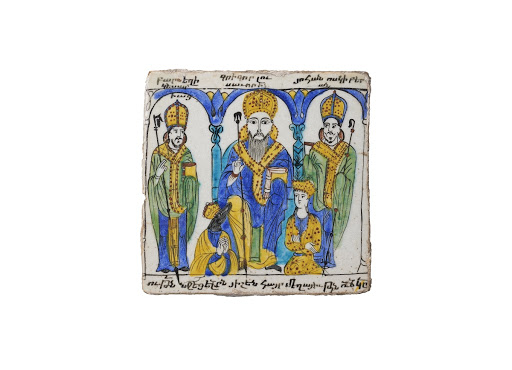 Tile with the Three Hierarchs