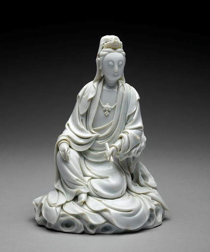 "Blanc de Chine" Figure of Guanyin - Chinese