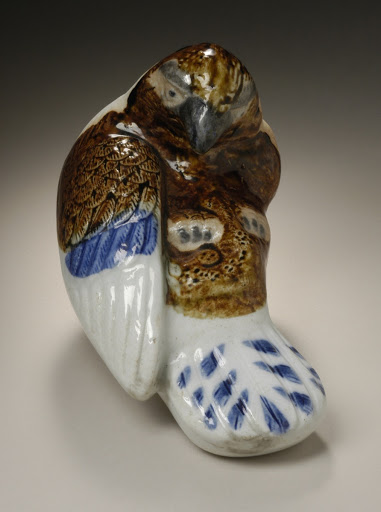 Hanging Flower Vase in the Form of a Hawk - Unknown
