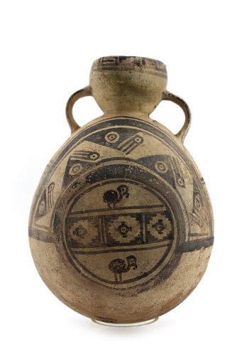 Decorated jug with Chancay birds - Chancay artisan