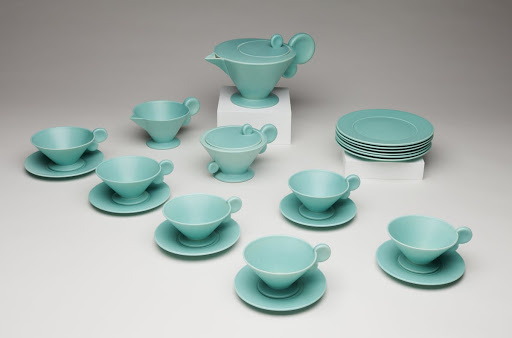 Tea Service - Designed by Margarete Heymann-L?benstein-Marks (German, 1899–1990)和Manufactured by Ha?l Werkst?tten (Marwitz, Germany, 1923–1934)