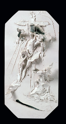 "White" Stations of the Cross, Station XIII: Jesus is taken down from the cross - Lucio Fontana