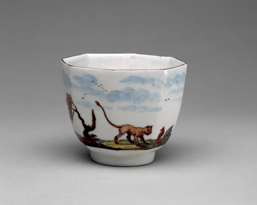 Octagonal Tea Bowl - Chelsea Porcelain Works