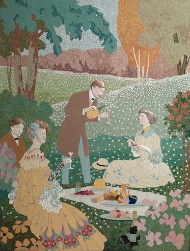 Picnic in the country - Gaspar Homar
