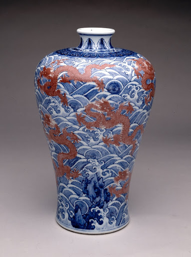 Jingdezhen ware mei ping vase - unknown