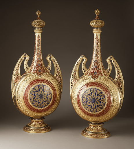 Pair of Bottles - Derby Crown Porcelain Co., Tiffany & Company