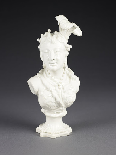 Bust, "Mongolian Princess" - Bow Porcelain Manufactory, operated 1747 - 1774