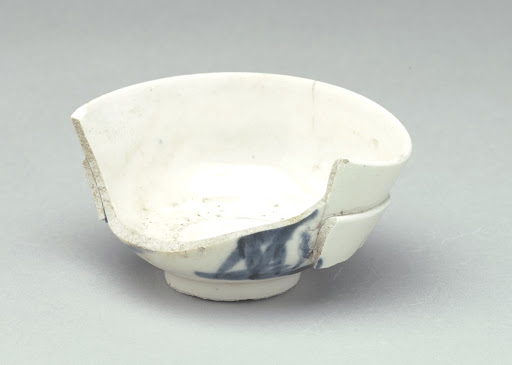 Small rice bowl, portion of rim and wall missing