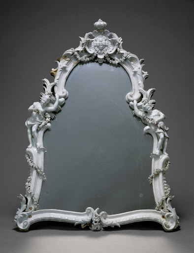 A Royal Pottery Mirror Frame - Royal Pottery Factory of Rato