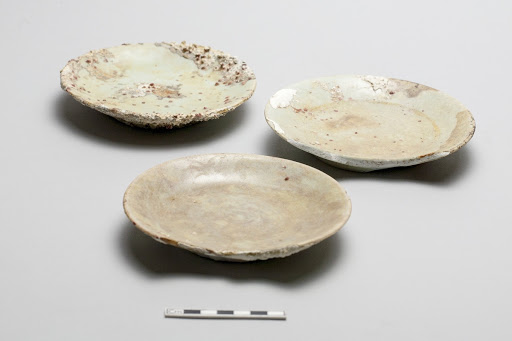 Three small round dishes
