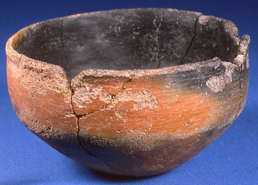 Reconstructed Smudged Gila Redware Bowl - Hohokam