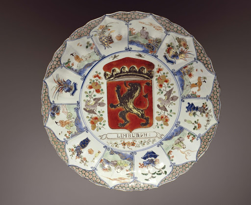 Dish with the arms of the province of Limburg - Anonymous