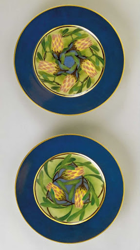 Protea plates [set of six] - Floy HUBBLE