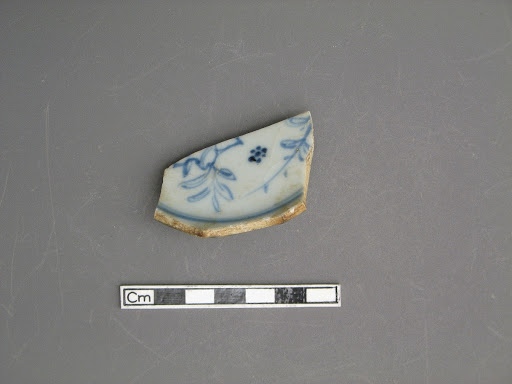 Fragment of the base and footring of a small porcelain bowl