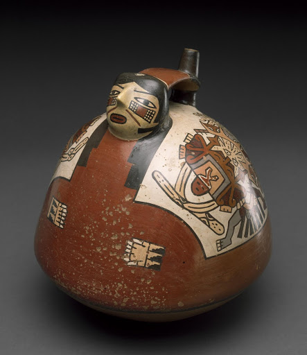 Vessel of a Caped Woman - Nasca