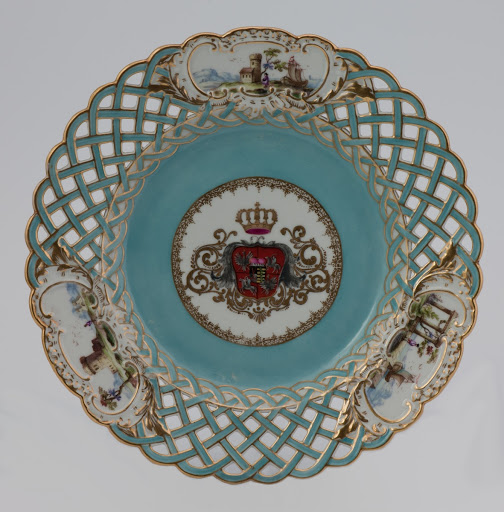 Open-work plate - Koenigliche Porcellain Fabrique, Meissen (1710-1763)