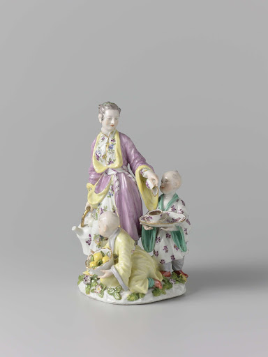 Two Asian Women with Children - Meissener Porzellan Manufaktur, Johann Joachim K_ndler, Peter Reinicke
