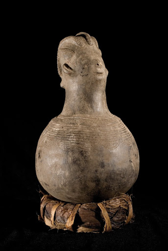 Cephalomorphic ritual vessel - Culture Luba - Unknown