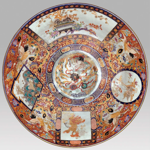 Platter, Arita ware, Imari style - Unknown
