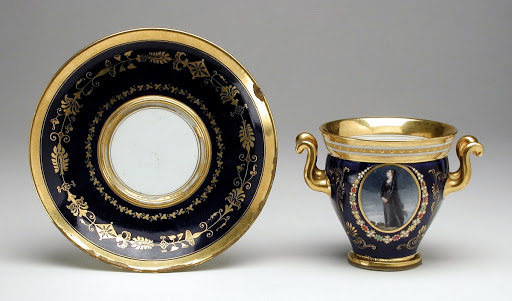 Cabinet Cup and Saucer - Flight, Barr & Barr