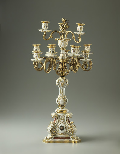 Candelabra from the Order of St. Alexander Nevskii Service - Imperial Porcelain Factory