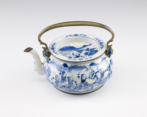 Teapot with design of the Ramakien
