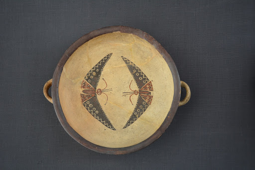 Plate with Butterfly Motif - Inca culture