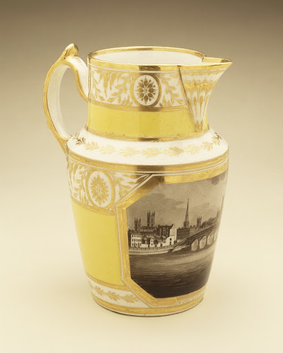 Jug with a View of Worcester - Chamberlain's Factory