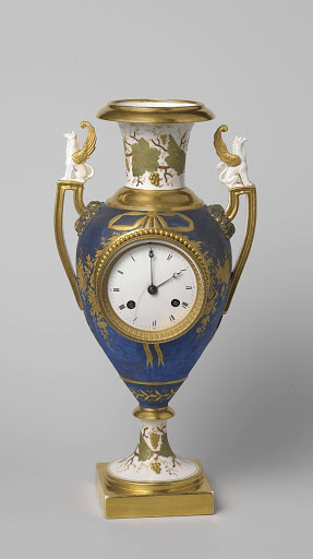 Vase with a clock - Koninklijke Porseleinfabriek Dommer & Co.