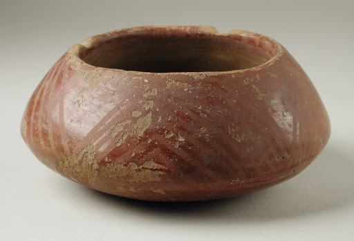 White Cross-line Decorated Bowl - Unknown