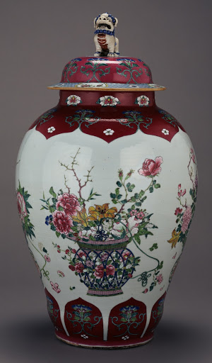 Pair of Lidded Vases - Unknown