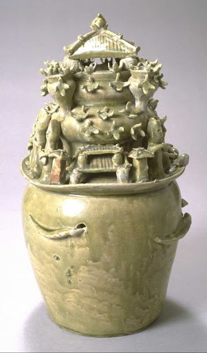 Proto-Yue ware Hunping funerary jar - Artist Unknown, China