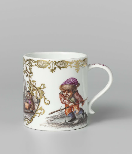 Set of mugs with the Twelve Months - Meissener Porzellan Manufaktur