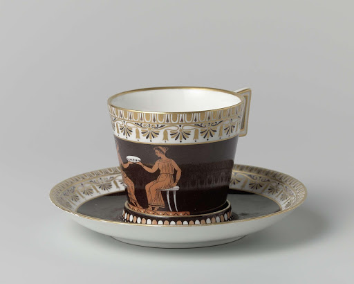 Cup and saucer (trembleuse) - Kaiserliche Porzellanmanufaktur