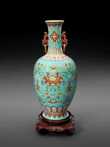 Vase and Stand - Chinese