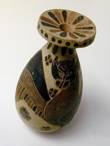 Corinthian Alabastron with Bird with Feline Face - Unknown